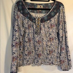 LUCKY BRAND Flower Tunic